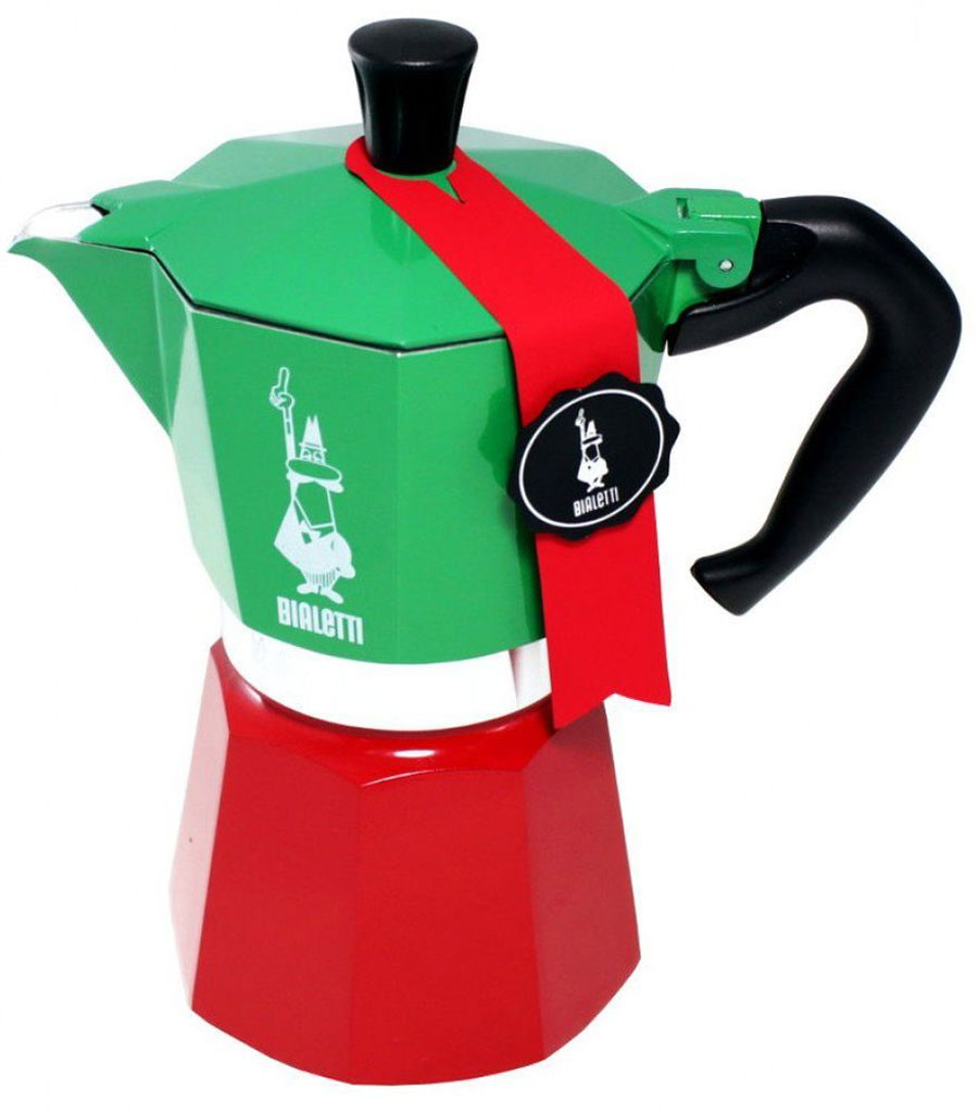 Moka express tricolore 6 tazze