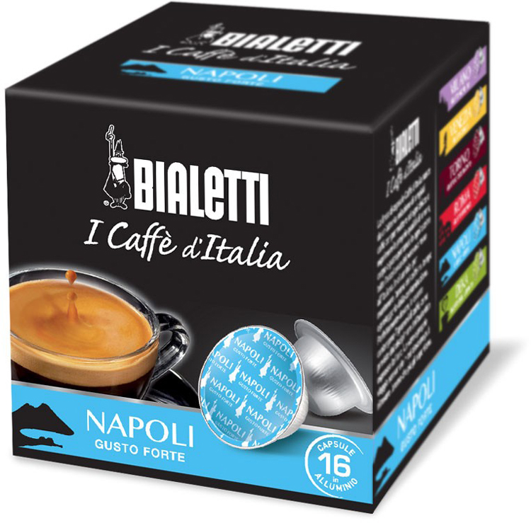 BOX 16 CAPSULE NAPOLI BIALETTI su Shop in Casa