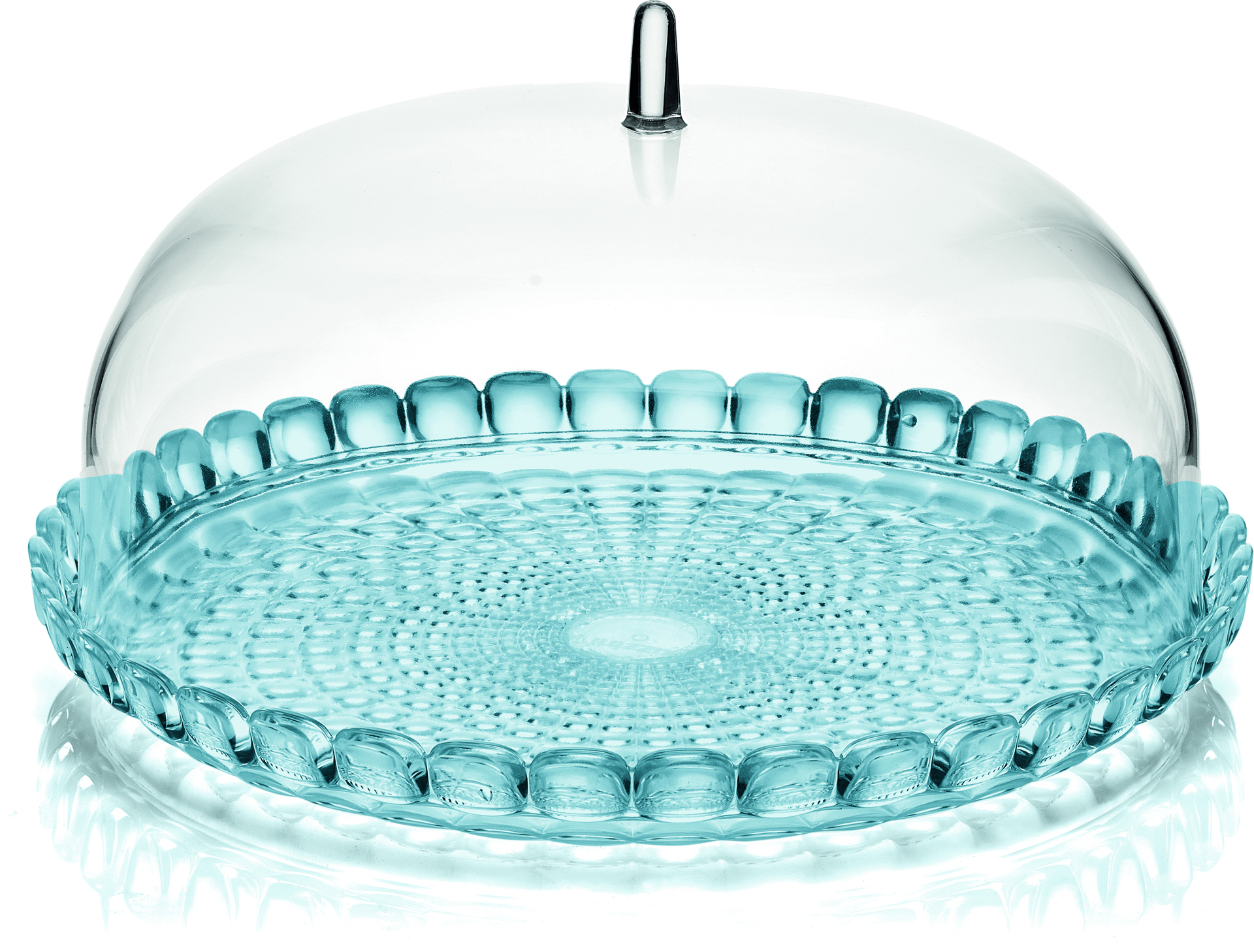 guzzini Tortiera con campana Tiffany azzurro mare