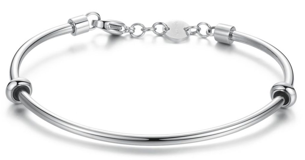 Bracciale Brosway base per Charm Très Jolie in acciaio 316L rigido bbr40