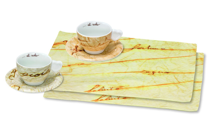 SET 2 TAZZE CAPPUCCINO CON PIATTO CREMA