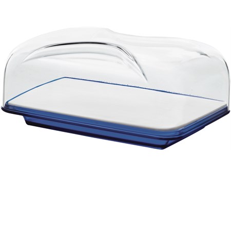 set copriformaggio rettangolare azzurro mediterraneo guzzini