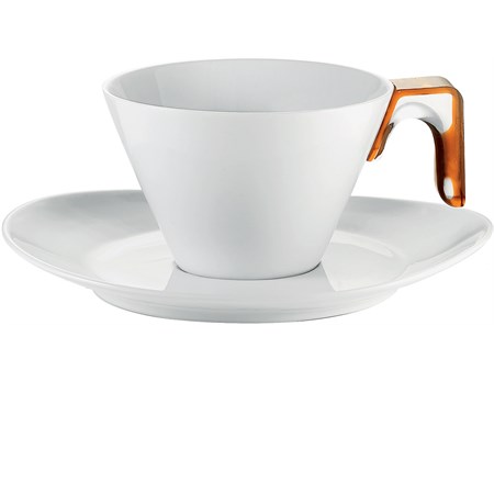tazza da colazione hula hoop arancio guzzini