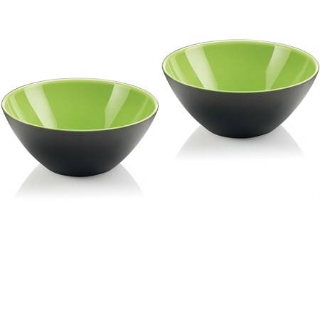 set 2 ciotoline my fusion verde e nero