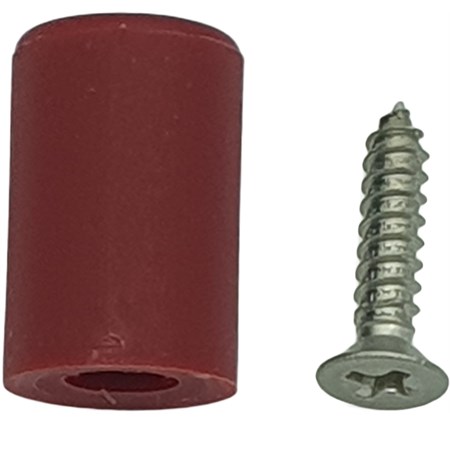 pomolo con vite per pulcina rosso tazze 1