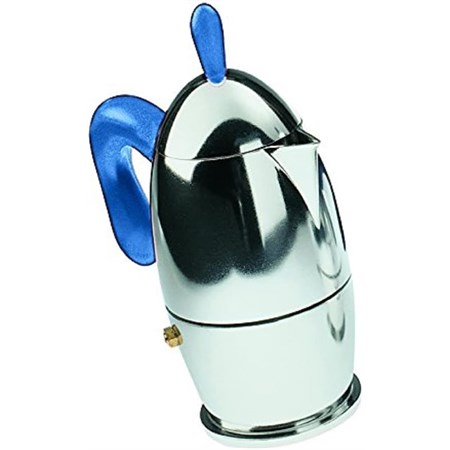 caffettiera 6 tazze zaza azzurro mediterraneo guzzini